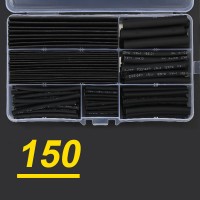 150PCS Box Packaged DIY Heat Shrink Tube Insulation Sleeve for Electric Wire and Cable Flame Retardant Shrink Tube
