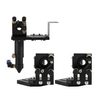 E Series CO2 Laser Head + 2pcs 2nd Laser Mirror Mounts to Replace Engraver Cutting Machine Parts