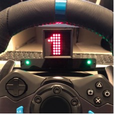 Simplayer SIM Racing Dashboard Dash Screen Display Accessory for Logitech G29/27 Racing Wheel