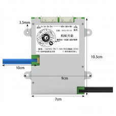 7S to 16S 80A (Peak 150A) Lithium Battery Protection Board w/ 3.8" LCD for Electric Vehicle Battery