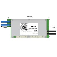 Double-layered 10-24S 120A (Peak 300A) BMS Lithium Battery Protection Board without LCD Screen