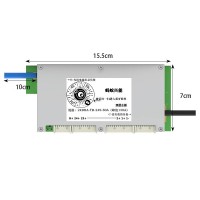 Double-layered 10-24S 80A (Peak 150A) BMS Lithium Battery Protection Board without LCD Screen