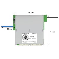 Single-layered 10-24S 50A (Peak 110A) BMS Lithium Battery Protection Board with 3.8" LCD Display