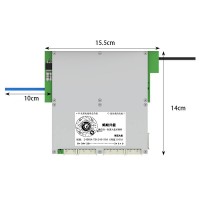 Single-layered 10-24S 50A (Peak 110A) BMS Lithium Battery Protection Board without LCD Display