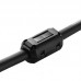 7mm Black Ferrite Choke Balun for EMC Demagnetization Filter Anti-interference Device Clip-on Version