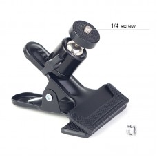 Desktop Microphone Clamp Mount Strengthened Version with 1/4 Adapter Screw for Wired/Wireless Microphone
