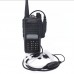 Air Acoustic Tube Walkie Talkie Headphone Compatible with Waterproof Walkie Talkie UV-9R Plus BF-9700 for Baofeng