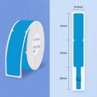 65PCS Blue Cable Label Self-adhesive Paper Sticker for Wireless Portable Pocket Printer D11/D110/D101