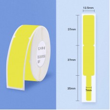 65PCS Yellow Cable Label Self-adhesive Paper Sticker for Wireless Portable Pocket Printer D11/D110/D101