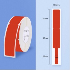 65PCS Red Cable Label Self-adhesive Paper Sticker for Wireless Portable Pocket Printer D11/D110/D101