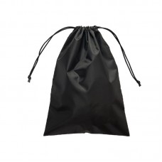 Black 34 x 40cm Waterproof Storage Bag High Quality Nylon Travelling Storage Bag with Drawstring Opening