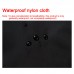 Black 34 x 40cm Waterproof Storage Bag High Quality Nylon Travelling Storage Bag with Drawstring Opening