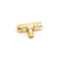 1PCS SMA Female to Two Male Connector SMA-KJJ Triple T RF SMA Connector Adapter for Antenna Splitter Radio Accessory