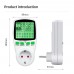 Euro-Standard Backlight Power Meter Multifunctional Power Meter Analyzer with LCD Display