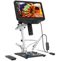 AD409 Pro ES Digital Microscope with Endoscope and FHD Screen for Electronics Repair and Soldering Monitor for Andonstar