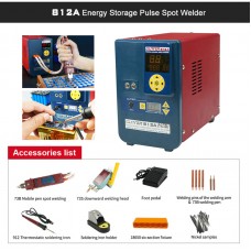 812A Energy Storage Pulse Multifunctional Handheld Automatic Spot Welder with 73B Welding Pen for 18650 Battery Group