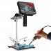 Andonstar AD407 PRO Digital Microscope with 7inch Screen and Upgrade 12.5inch Metal Base Stand for Soldering Tools