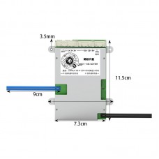 8S-22S 80A (Peak 150A) BMS Lithium Battery Protection Board with New 2.4 Inch LCD Display Screen