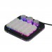 HamGeek Macro Custom Keyboard Mechanical Keyboard (Black Shell & RGB Light) with 15 Keys + 3 Knobs