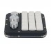 HamGeek Macro Custom Keyboard Mechanical Keyboard (Black Shell without Light) with 15 Keys + 3 Knobs