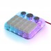 HamGeek Macro Custom Keyboard Mechanical Keyboard (Transparent Shell & RGB Light) 15 Keys + 3 Knobs