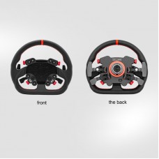 Simagic GT Pro Hub + P-325D 12.8 Inch Racing Wheel D-shaped Real Leather Racing Steering Wheel