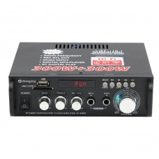 AV-298BT 300W+300W Hifi Stereo Amplifier Bluetooth Amplifier Power Amp for Loudspeaker Box Home Use