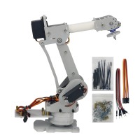 ABB 6DOF Industrial Robot Mechanical Arm Alloy Robotics Arm Rack with Servos for Arduino Assembled