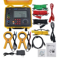 ETCR3200C 250MA 300KΩ Double-Clamp Earth Resistance Tester Multifunctional Ground Resistance Tester