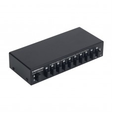 B059 Audio Switcher RCA Audio Selector 10 IN 2 OUT or 2 IN 10 OUT Lossless Bidirectional Switching