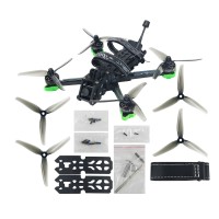 iFlight Nazgul Evoque F5X Whoop Drone 5-Inch FPV Drone Squashed-X 6S BNF ELRS 2.4GHz (Analog)