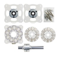 Steel Shell Kit 1000W DIY Disc Generator Permanent Magnet Core-less Generator Wind Power Hydraulic Generation