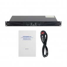 GAP-C1000 C 600Wx2 Professional Class D Power Amplifier 2 Channel Power Amp for Bar Disco Concerts