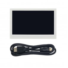 5" 1280x720 Mini Monitor Portable Monitor Small LCD Monitor Pocket-sized Display White with Battery