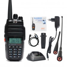 TH-UV8000D 10W 10KM VHF UHF Walkie Talkie Dual Band Radio Handheld Transceiver w/ Programming Cable