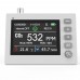 EM004 White Wifi Carbon Dioxide Detector CO2 Detector Temperature Humidity Monitor with 4.0" LCD