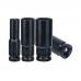 15PCS Impact Socket Set Metric Long Hex Socket Set with Plastic Storage Box for Electric Wrenches