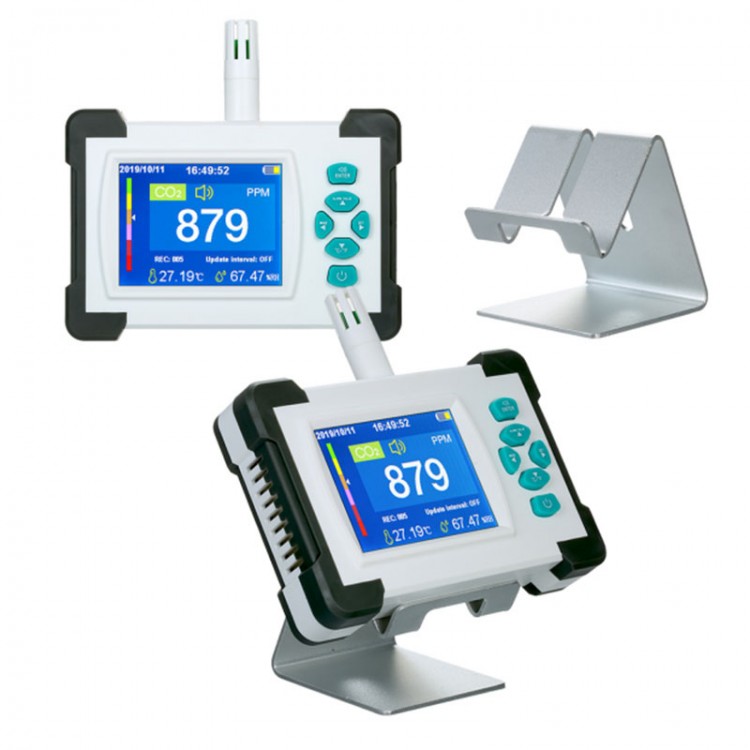 EM002 Carbon Dioxide Detector CO2 Detector Temperature Humidity Monitor