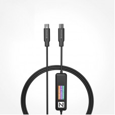 High Quality 1.5M Gray 240W Data Cable Real-time Power LCD Display with Dual Type-C Interface