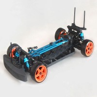 1:10 HSP Unlimited 94123 Drift Car Finished Version RTR Kit Empty Frame with Plastic Chassis and Drifting Tyre