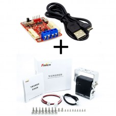 FEETECH STS3025BL Serial Servo 12V 20KG 360-Degree All Metal Servo + URT-1 Board and USB Cable