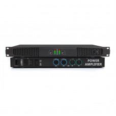 R20S 450Wx2 220V 1U Digital Power Amplifier Two Channel Amplifier Home Power Amp with Black Panel