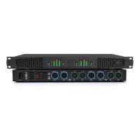 R40S 450Wx4 220V 1U Digital Power Amplifier Four Channel Amplifier Home Power Amp with Black Panel
