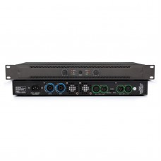 X350 350Wx2 220V 1U Slim Digital Power Amplifier Two Channel Amplifier Home Power Amp w/ Black Panel