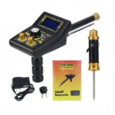 HamGeek GR-500 Gold Detector Gold Finder Long Range Metal Detector 4.3 Inch TFT with Carry Box