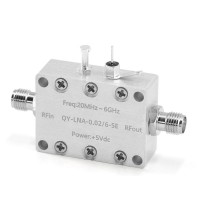 0.02 - 6GHz LNA Low Noise Amplifier High Linear and High Gain RF Preamplifier with SMA Female Connector