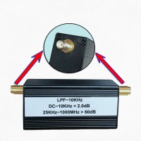 High Quality LC Passive Low Pass Filter LPF-10KHz 50ohm for RX with Dual SMA Female Connector