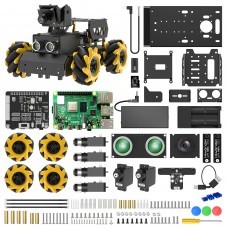 Hiwonder TurboPi Robot Car Kit Vision AI Robot Mecanum Wheel with Board for Raspberry Pi CM4/4G