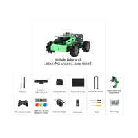 Hiwonder JetAuto Pro ROS Robot Car Vision Robotic Arm Standard Kit SLAMTEC A1 for Mapping Navigation