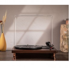 Bluetooth Vinyl Record Player with Speakers Solid Wood LP Record Player Living Room Decoration Gift